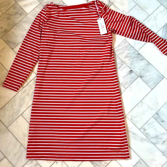 Vineyard Vines Dresses & Skirts - Vineyard Vines Sankaty dress-NWT-red/white striped, July 4th! ladies size Small